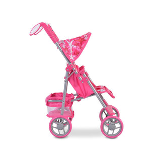 Carrito de muñecas con respaldo ajustable Estrellas - Kokolindo