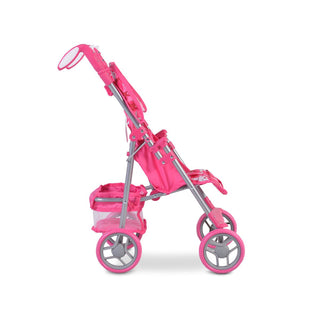 Carrito de muñecas con respaldo ajustable Estrellas - Kokolindo