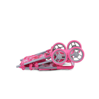 Carrito de muñecas con respaldo ajustable Estrellas - Kokolindo