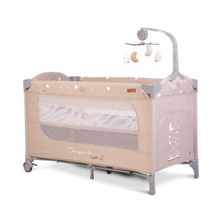Cuna de viaje Once upon a time 2 beige - Kokolindo