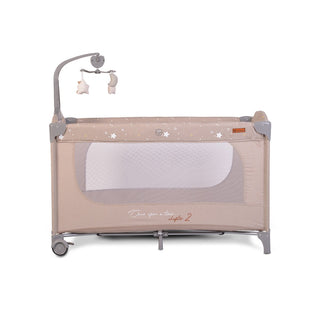 Cuna de viaje Once upon a time 2 beige - Kokolindo