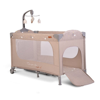 Cuna de viaje Once upon a time 2 beige - Kokolindo