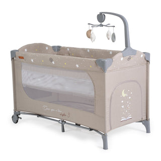 Cuna de viaje Once upon a time 3 beige - Kokolindo