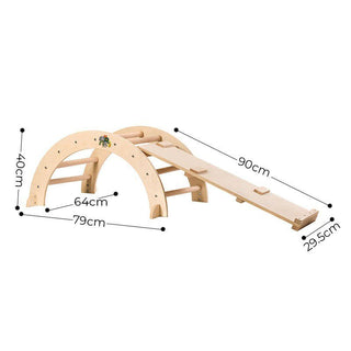 +Climbing arch with ramp Pikler - PH13G032 - Kokolindo