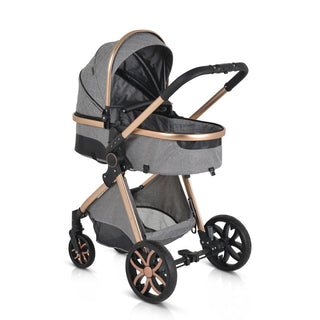 Cochecito convertible Alma Gris - Kokolindo