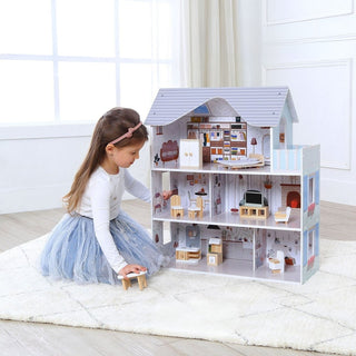 +Sarah Doll House(11 Furniture + 4pcs Soft Accessories) - 8301 - Kokolindo