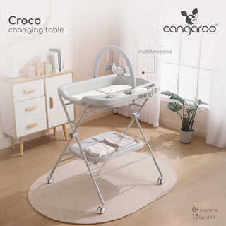 Multifunctional changing table Croco grey - Kokolindo