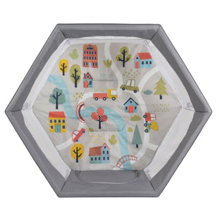 Parque de juegos Playbox gris - Kokolindo