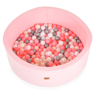 Piscina de bolas BP02 - 5 con 200 bolas rosa - Kokolindo
