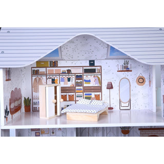 +Sarah Doll House(11 Furniture + 4pcs Soft Accessories) - 8301 - Kokolindo