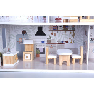 +Sarah Doll House(11 Furniture + 4pcs Soft Accessories) - 8301 - Kokolindo