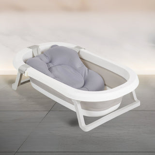 Set de baño con bañera plegable Palma gris - Kokolindo