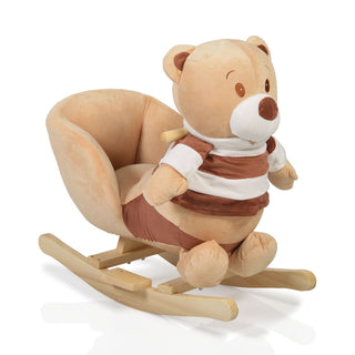 +Plush rocking animal Bear khaki WJ - 635 - Kokolindo