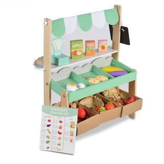+Wooden supermarket with set of products 4425 - Kokolindo