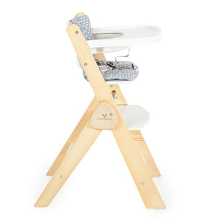 +Wooden high chair Caramel white - Kokolindo