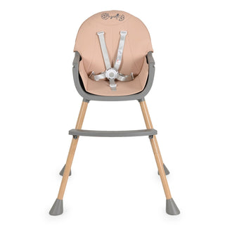+High chair Biscotti 2 in 1 pink - Kokolindo
