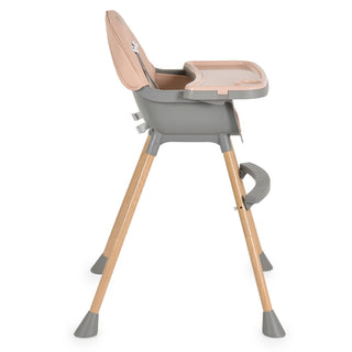 +High chair Biscotti 2 in 1 pink - Kokolindo