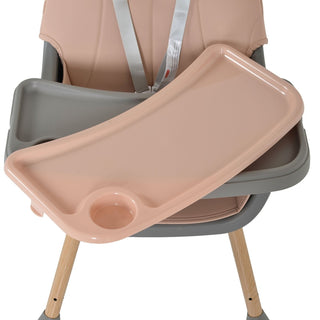 +High chair Biscotti 2 in 1 pink - Kokolindo