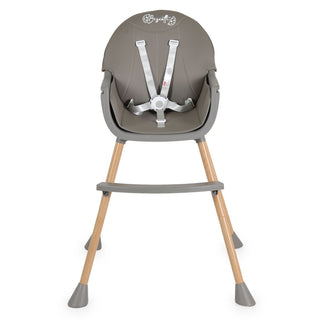 +High chair Biscotti 2 in 1 grey - Kokolindo