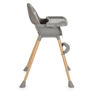 +High chair Biscotti 2 in 1 grey - Kokolindo