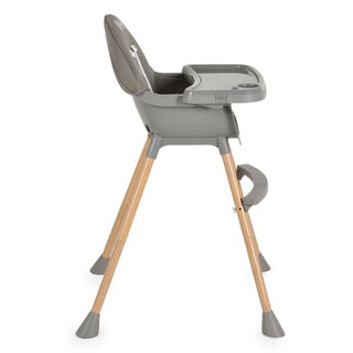 +High chair Biscotti 2 in 1 grey - Kokolindo