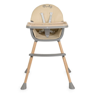 +High chair Biscotti 2 in 1 beige - Kokolindo