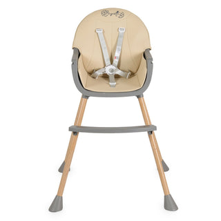 +High chair Biscotti 2 in 1 beige - Kokolindo
