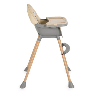 +High chair Biscotti 2 in 1 beige - Kokolindo