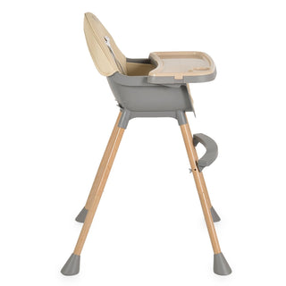 +High chair Biscotti 2 in 1 beige - Kokolindo