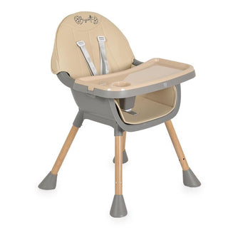 +High chair Biscotti 2 in 1 beige - Kokolindo