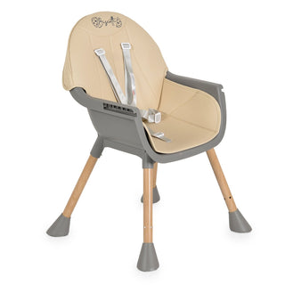 +High chair Biscotti 2 in 1 beige - Kokolindo