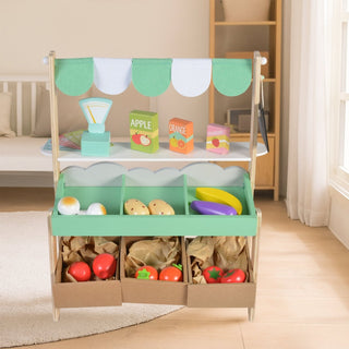 +Wooden supermarket with set of products 4425 - Kokolindo