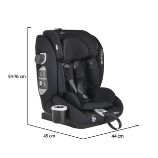 Silla de coche Falcon 76 - 150 cm Negro - Kokolindo