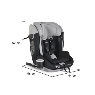 Silla de coche Force 76 - 150 cm Gris - Kokolindo