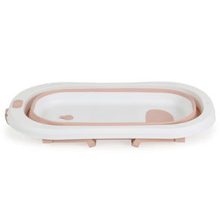 Set de baño con bañera plegable Palma rosa - Kokolindo