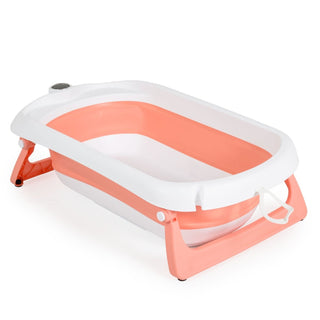 Set de baño con bañera plegable Balena rosa - Kokolindo