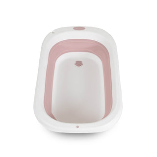 +Baby foldable bathtub with stand and changing table pink - Kokolindo
