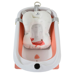 Set de baño con bañera plegable Balena rosa - Kokolindo
