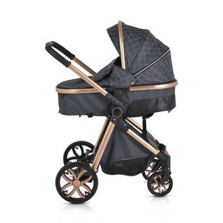 Cochecito convertible Alma Negro - Kokolindo