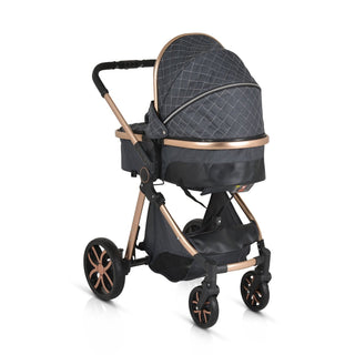 Cochecito convertible Alma Negro - Kokolindo