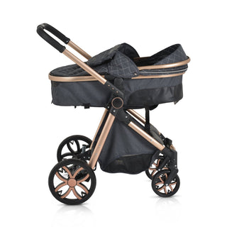 Cochecito convertible Alma Negro - Kokolindo