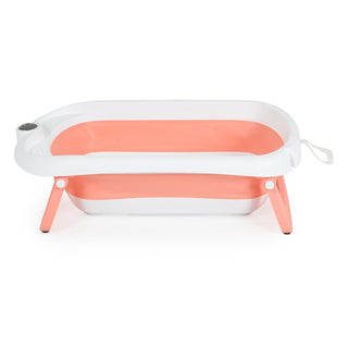 Set de baño con bañera plegable Balena rosa - Kokolindo