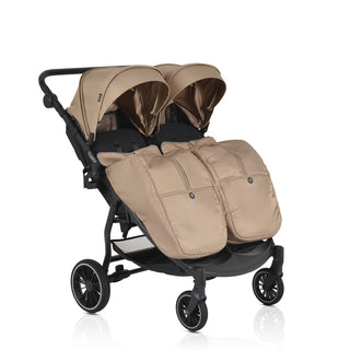 Silla de paseo gemelar TwinGo Beige - Kokolindo