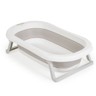 Set de baño con bañera plegable Palma gris - Kokolindo