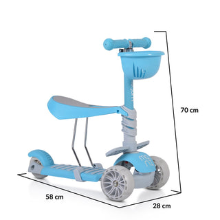 +Scooter Bubblegum blue - Kokolindo