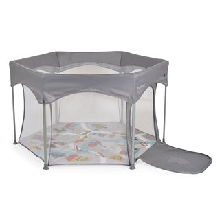 Parque de juegos Playbox gris - Kokolindo