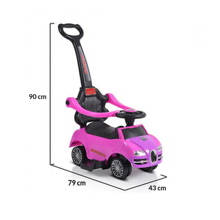 +Ride on car Rider 208 pink - Kokolindo