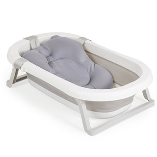 Set de baño con bañera plegable Palma gris - Kokolindo