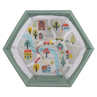 Parque de juegos Playbox verde - Kokolindo