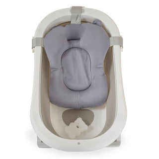 Set de baño con bañera plegable Palma gris - Kokolindo